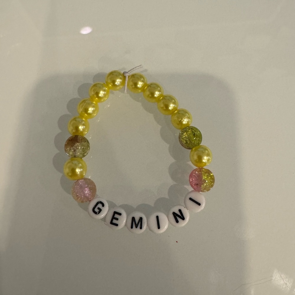 HOMEMADE BEADED BRACELET